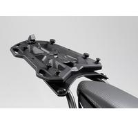Plaque adaptatrice SW-Motech pour STREET-RACK - Pour Givi/Kappa avec Monokey. Noir.