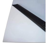 Plaque Alu B & T Tôle d'aluminium laminée Blanc laqué 2,0 mm d'épaisseur Transport Blanc RAL 9016 unilatéralement avec film de protection d'écran en Découpe