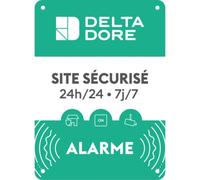 Plaque alu site sécurisé Delta Dore - Delta Dore 6416239