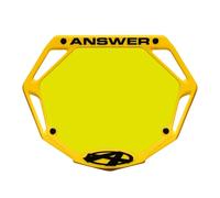 Plaque Answer 3D pro Jaune
