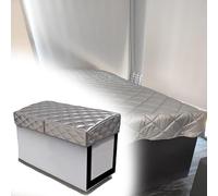 plaque anti chaleur four frigo Couverture d'isolation de congélateur avec couverture épaisse de refroidisseurs de boissons en coton/feuille d'aluminium(C,W 60 CM L 140 CM)