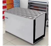 plaque anti chaleur four frigo Couverture isolante argentée pour congélateur, largeur 50 100 CM/couverture étanche pour réfrigérateur, feuille d'aluminium(A,W 80 CM L 180 CM)