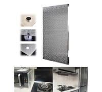 Plaque Anti Chaleur Four Frigo Panneau Mince Protection Thermique Magnétique/Adhésif/Support, Protection Thermique Murale Réfrigérateur Contre Chaleur Four, Panneau isolation(35x50cm/14x20in)