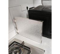 Plaque Anti Chaleur Four Frigo Panneau Protection Thermique Cuisinière Four Réfrigérateur - Panneau Protection Thermique Magnétique/Adhésif/Fixation Par Supports Panneau D'isolation(50x55cm/20x22in)