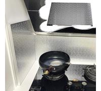 Plaque Anti Chaleur Four Frigo Panneau Protection Thermique Cuisinière Murale - Panneau Protection Thermique Magnétique/Adhésif/Supports, Barrière Thermique Four, Réfrigérateur(30x50cm/12x20in)