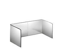 Plaque anti-éclaboussures d'huile de cuisson stable avec base large contre le plan de basculement Substance galvanisée pour un nettoyage facile et une durabilité Protection anti-éclaboussures robuste