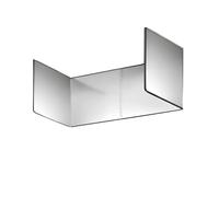 Plaque anti-éclaboussures d'huile de cuisson stable avec base large contre le plan de basculement Substance galvanisée pour un nettoyage facile et une durabilité optimale
