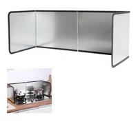 Plaque Anti Projection Cuisine, 4 Côtés Anti Eclaboussure,Facile À Nettoyer Kitchen Gadgets pour Cuisson, Rôtir, Évier (76x29x30cm)