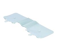 Plaque Anti Projection Cuisine, 42.5x17x1cm Pare-Éclaboussures Évier, Panneau de Déflecteur Évier de Cuisine Pliable avec Ventouses(Bleu clair)