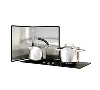 Plaque Anti Projection Cuisine Bouclier Anti-éclaboussures Pliable Pour Cuisinière, Panneau De Protection Contre Les éclaboussures Pliable En Acier Inoxydable Pour Cuisinière à Gaz Mural(Size:45*50cm)