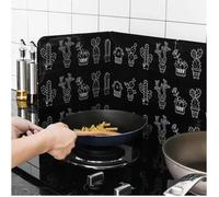 Plaque anti-projection - Cuisine - Pliable - 84 x 32.5 cm - 1 pièce - Protection contre les éclaboussures