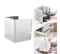 Plaque Anti Projection Cuisine Pliable, Cuisine Poêle Huile Splash Screen Cuisine gaz de Couverture Poêle Anti Splatter Bouclier Garde Brillant pour la Cuisine et Plaque de Cuisson