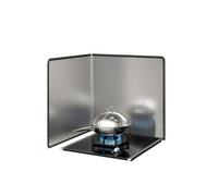 Plaque Anti-Projections,Cuisine Pliable Protection D'écran Anti-éclaboussures, Acier Inoxydable evêtement,Nettoyage Facile Protection Anti-Graisse (30 x 40 cm)