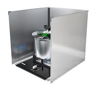 Plaque Anti-Projections De Cuisson Protege Mur Cuisine Protection Anti-Éclaboussures D'huile Pliable Facile À Nettoyer Ustensiles De Cuisine Outil De Cuisson,3 côtés,45 * 45 * 45cm