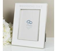 Plaqué Argent Amore Mariage Cadre 17.8cmX12.7cm WG90457