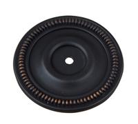 Plaque arri re ronde en bronze huil de 2,5 pouces pour armoire GlideRite Hardware 5060-ORB-10, paquet de 10