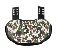 Plaque arrière de football - Coussin professionnel pour enfants | Coque extérieure dure, protection arrière inférieure du dos, coussinets pour la partie inf