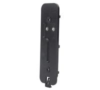 Plaque Arrière de Sonnette, Plaque Arrière de Sonnette Visuelle en Plastique Facile à Installer Légère Remplaçable pour la Réparation de Sonnette (BLACK)