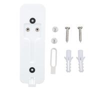Plaque arrière de sonnette vidéo, pièce de rechange avec extracteur de carte pour sonnette vidéo Blink, plaque de montage en plastique durable 12,2 x 3,8 cm (Blanche)