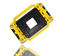 Plaque Arrière du Processeur pour AM3, Fond De Panier en Plastique pour Support De Ventilateur De Radiateur pour Carte Mère AMD AM2 / AM3 / FM1 / FM2 (Yellow)