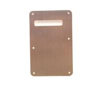 Plaque arrière en aluminium anodisé à 6 trous, plaque arrière pour guitare électrique de style moderne américaine/mexicaine (noir)