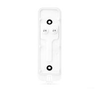 Plaque arrière pour sonnette vidéo, plaque de montage sécurisée compatible avec sonnette d'intérieur et d'extérieur Blink, support d'installation en plastique durable, 36,5 x 12,7 cm (blanc)