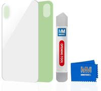 Plaque Arrière Verre Compatible Iphone Xs 5.8 Pouces (Argent) Avec Kit D'outils Inclus