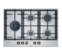 Plaque au gaz BOSCH PCS7A5B90 75 cm (5 Feux à gaz) - BOSCH - Table de cuisson au gaz - Gris - Avant