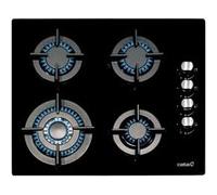 Cata Plaque de cuisson gaz CCI6031 BK - 4 brûleurs - Verre cristal - Gaz naturel - Noir