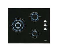Plaque mixte Cata Plaque au gaz CI6021BK 60 cm 3 Feu à gaz Noir
