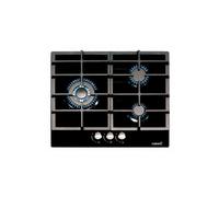 CATA LCiB 6021 BK Built-in Gas Hob Black - Plate (Built-in, Gas Hob, Black Glass, Cast Iron, 1000 W)