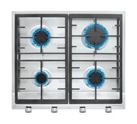 Teka Plaque au gaz EX 60.1 4G – Acier inoxydable – Gaz butane – 60 cm
