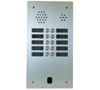 Plaque Audio Alu 2R 10Bp 2Voice Complete - Urmet Série A83 A83/210M