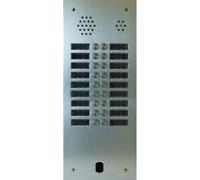 Plaque Audio Alu 2R 18Bp 2Voice Complete - Urmet Série A83 A83/218M