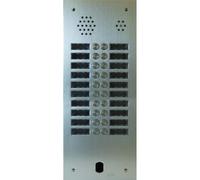 Plaque Audio Alu 2R 20Bp 2Voice Complete - Urmet Série A83 A83/220M