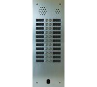 Plaque Audio Alu 2R 22Bp 2Voice Complete - Urmet Série A83 A83/222M