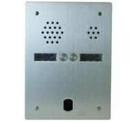 Plaque Audio Alu 2R 2Bp 2Voice Complete - Urmet Série A83 A83/202M