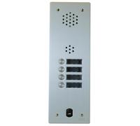 Plaque Audio Alu 4 Bp 2 Voice Complete - Urmet Série A83 A83/104M