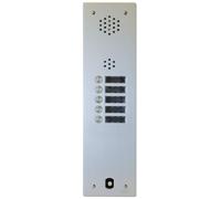 Plaque Audio Alu 5 Bp 2 Voice Complete - Urmet Série A83 A83/105M