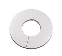 Plaque autocollante murale fendue pour robinet de douche Finition décorative en acier inoxydable