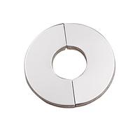 Plaque autocollante murale fendue pour robinet de douche Finition décorative en acier inoxydable