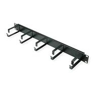 Plaque Avant 19", Guidage de câble Horizontal ou Vertical, Type G, RAL 9005, Noir.