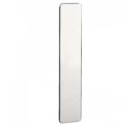 Plaque aveugle pour porte - alu argent - EA 195 mm - Golf VACHETTE