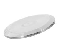 Plaque Aveugle Sanitaire Tri Clamp en Acier Inoxydable Argenté | Finition Miroir Polie, Bords Arrondis, Format Compact, Nettoyage Facile, pour Systèmes Sanitaires Standard