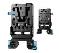 Plaque batterie V-Mount SIRUI SC-VM-A avec double fixation tige 15 mm-Adaptateur V-Lock pour alimentation caméra