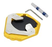 Plaque Béquille Latérale Compatible Avec Yamaha Pour Tenere 700 2019 2020 Coussinet Béquille Plaque Pied Surdimensionnée Base Support Pièces Plaque D'agrandissement Antidérapantes