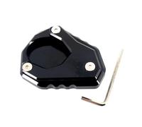 Plaque Béquille Moto Compatible Avec KLE500 2026 Béquille Latérale Moto Extension Support De Pied(Black)