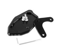 Plaque Béquille Pour CRF300L Pour CRF 300 L Pour Pour Rallye 2020 2021-2024 Plaque D'extension Béquille Pied Support Latéral D'agrandissement(Black-no logo)