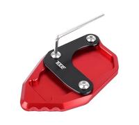 Plaque Béquille Pour CRF300L Pour CRF 300 L Pour Pour Rallye 2020 2021-2024 Plaque D'extension Béquille Pied Support Latéral D'agrandissement(Red-with logo)