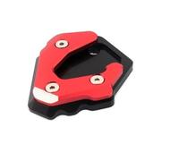Plaque Béquille Pour TNT25 Pour TNT 25 Accessoires De Moto CNC Béquille En Aluminium Pied Latérale Extension Plaque Support(Red)